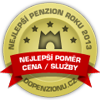 Penzion roku 2013 s nejlepším poměrem cena / nabízené služby  v anketě penzion roku 2013