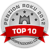 Zařízení patří mezi TOP 10 zařízení dlehodnocení návštěvníků v anketě Penzion roku 2012